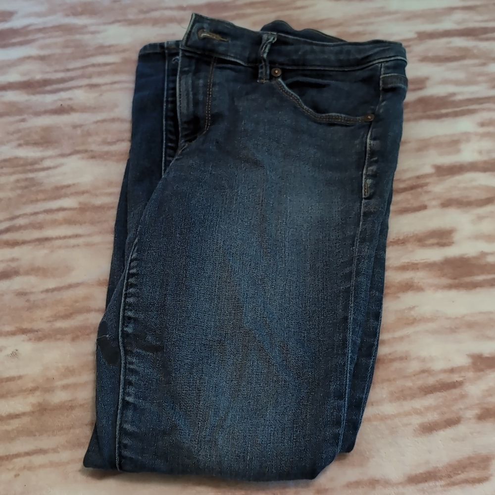 Ann Taylor Loft Blue Skinny Jeans Size‎ 0